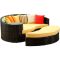 LexMod Taiji Outdoor Wicker Patio Daybed